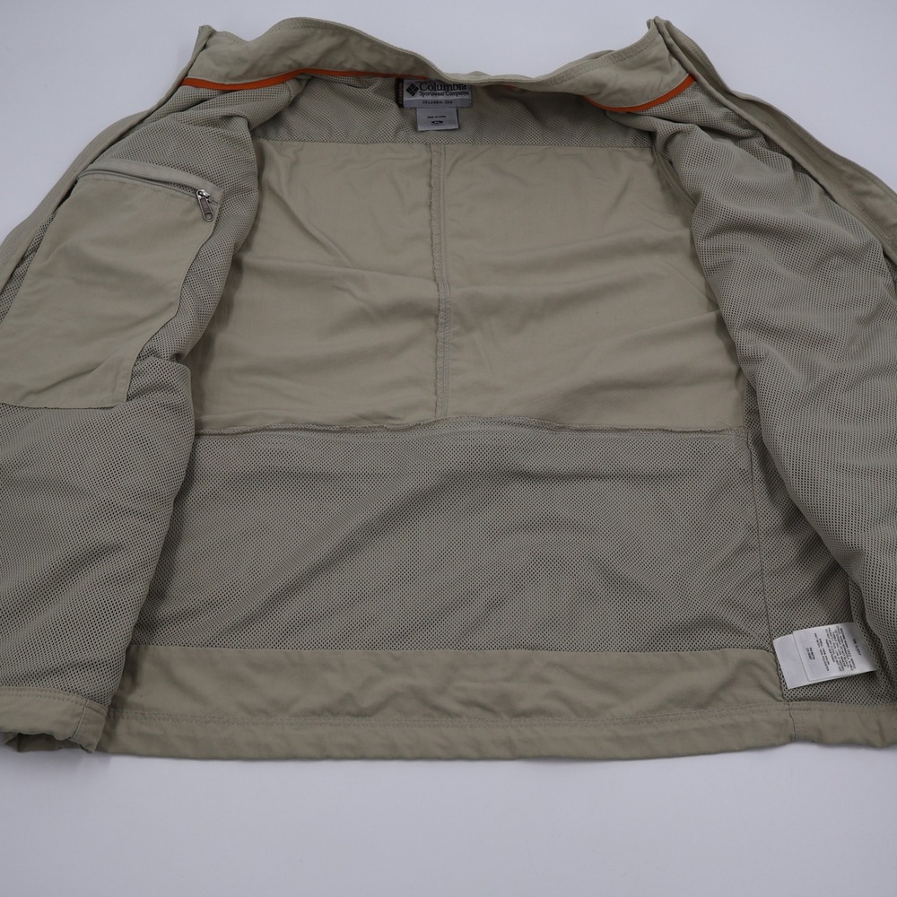 Columbia Titanium Utility Vest Womens XL Tan Multi-Pocket Gorpcore TL1017 - Picture 5 of 9